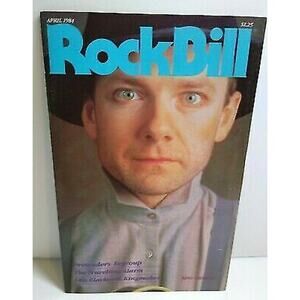 RockBill Magazine King Crimson Robert Fripp Pretenders The Alarm MTV April 1984